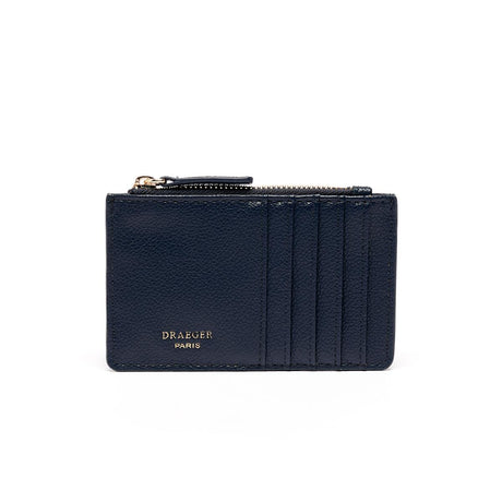Porte-Cartes Zippé Bleu 1