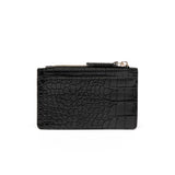 Porte-Cartes Zippé Croco Noir 2