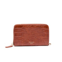 Moyen Portefeuille Croco Cognac 1