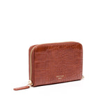 Moyen Portefeuille Croco Cognac 2