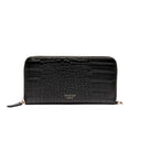 Grand Portefeuille Croco Noir 1