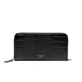 Grand Portefeuille Croco Noir 1