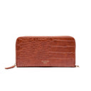 Grand Portefeuille Croco Cognac 1