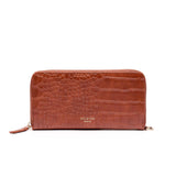 Grand Portefeuille Croco Cognac 1
