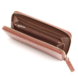 Grand Portefeuille Croco Cognac 3