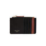 Porte-Cartes Toile Zippé Noir 1
