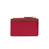 Porte-Cartes Toile Zippé Cerise 2