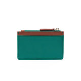 Porte-Cartes Toile Zippé Vert 2
