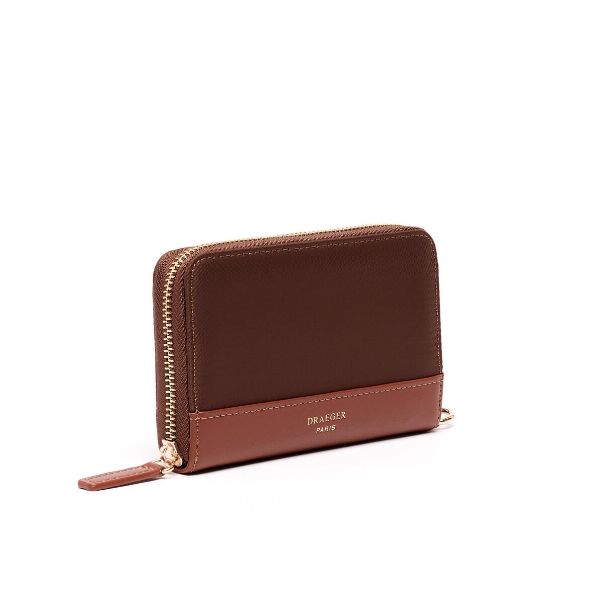 Moyen Portefeuille Toile Cognac 2