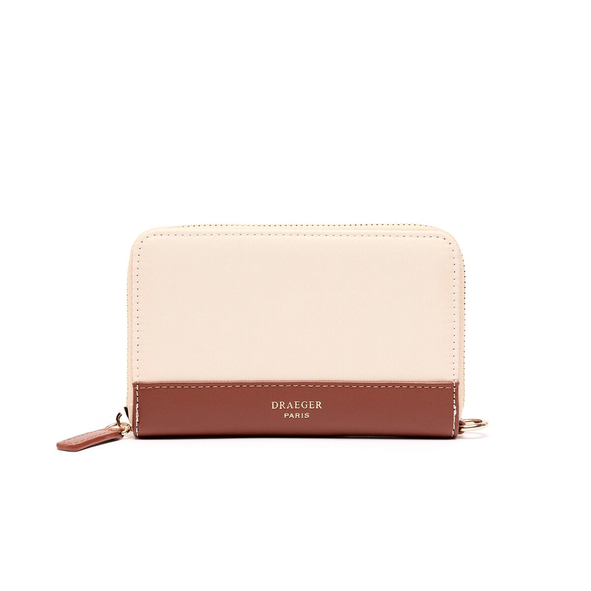 Moyen Portefeuille Toile Ivoire 1