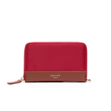 Moyen Portefeuille Toile Cerise 1