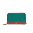 Moyen Portefeuille Toile Vert 1