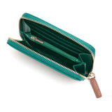 Moyen Portefeuille Toile Vert 3