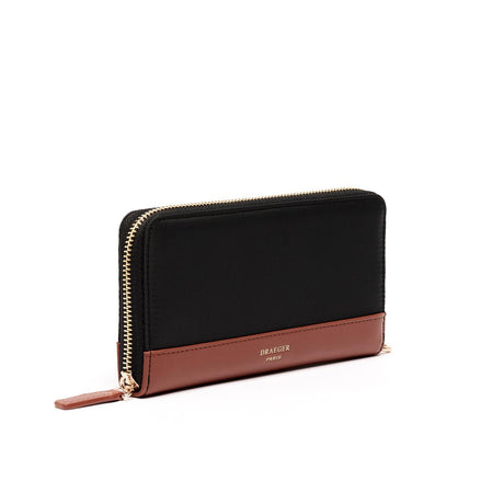 Grand Portefeuille Toile Noir 2