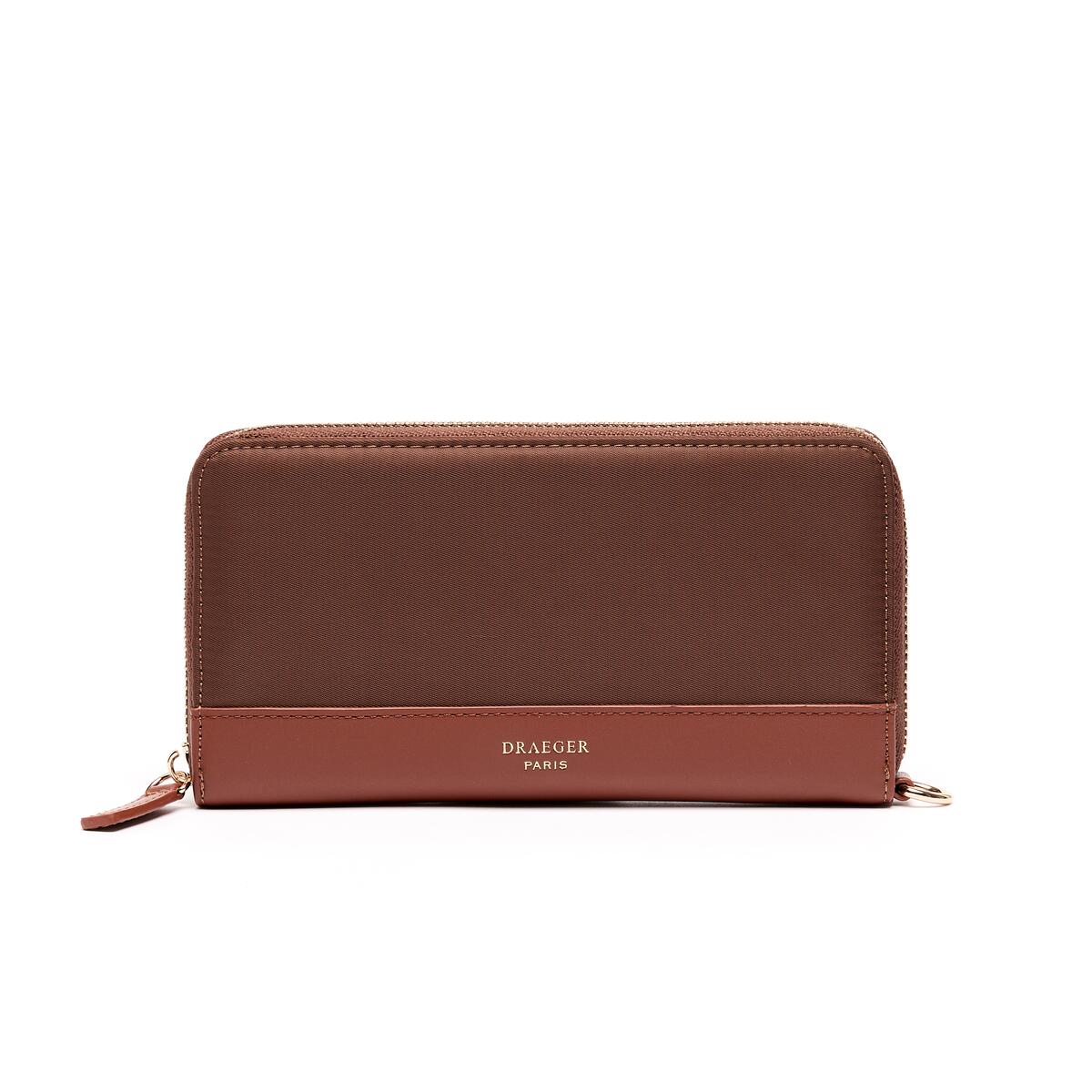 Grand Portefeuille Toile Cognac 1