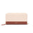 Grand Portefeuille Toile Ivoire 1