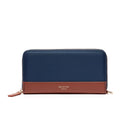 Grand Portefeuille Toile Bleu 1