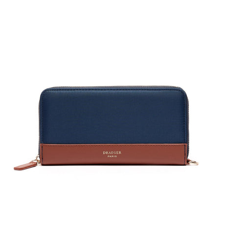 Grand Portefeuille Toile Bleu 1