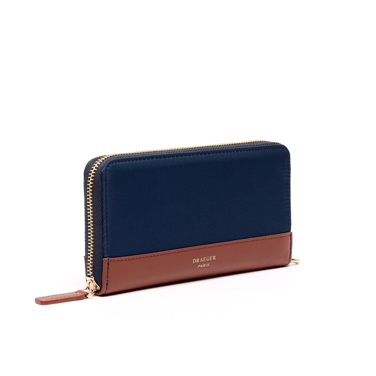 Grand Portefeuille Toile Bleu 2