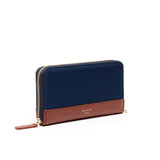 Grand Portefeuille Toile Bleu 2