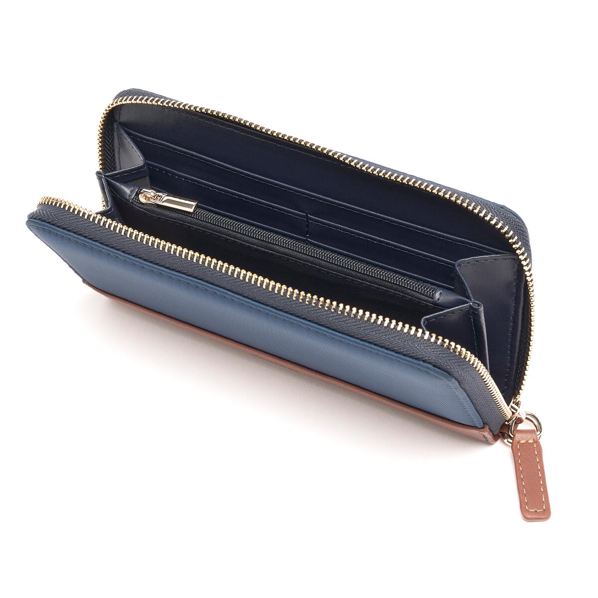 Grand Portefeuille Toile Bleu 3