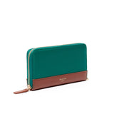 Grand Portefeuille Toile Vert 2