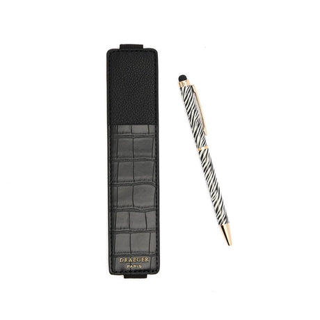 Stylo tactile et étui Zèbre 2