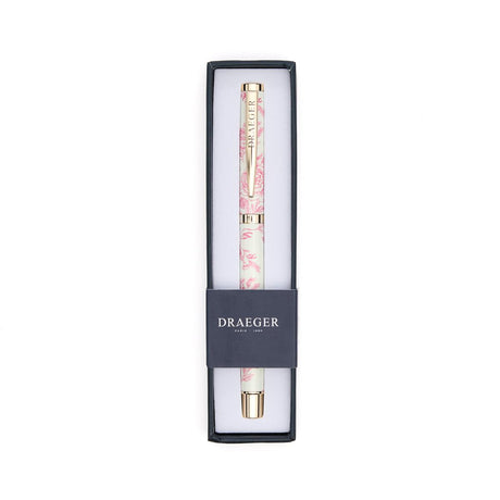 Stylo Rechargeable à Motifs Jouy rose 1