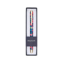 Stylo Rechargeable à Motifs Fleurs bleu 1