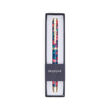 Stylo Rechargeable à Motifs Fleurs bleu 1
