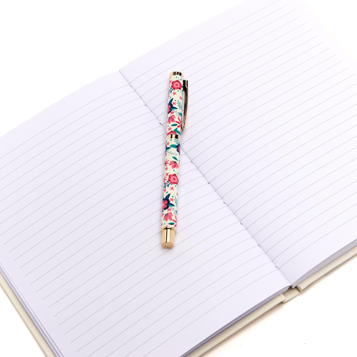 Stylo Rechargeable à Motifs Fleurs nude 3