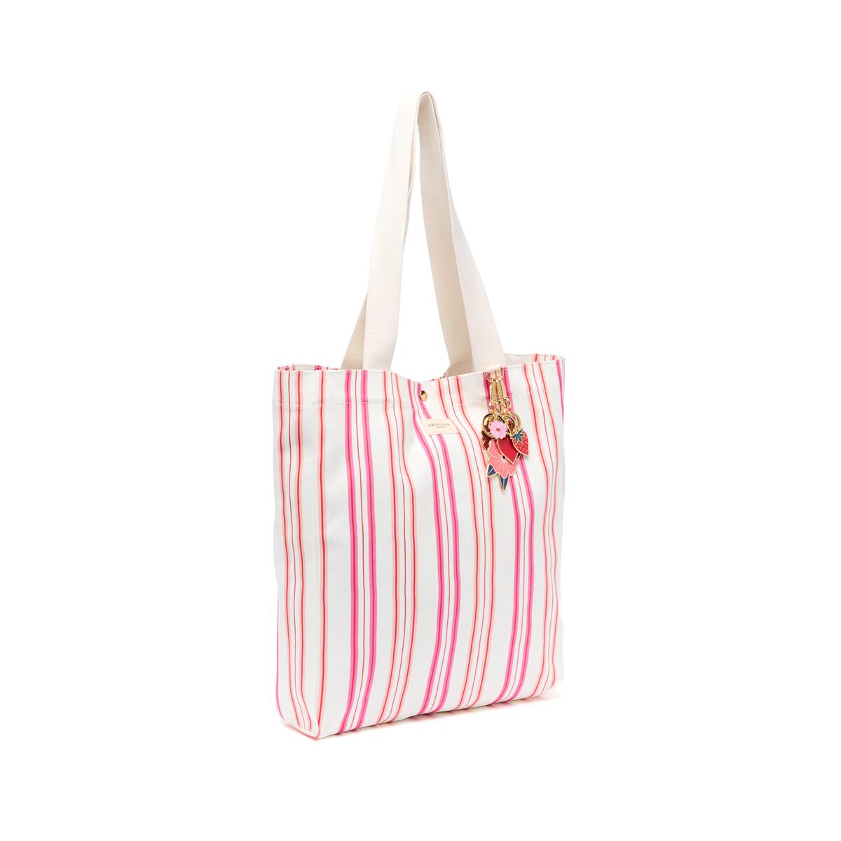 Tote Bag Coton Rayures 3