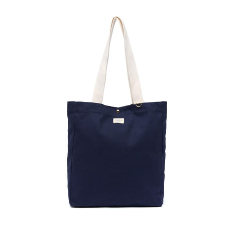 Tote Bag Coton Bleu marine 1