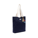 Tote Bag Coton Bleu marine 3
