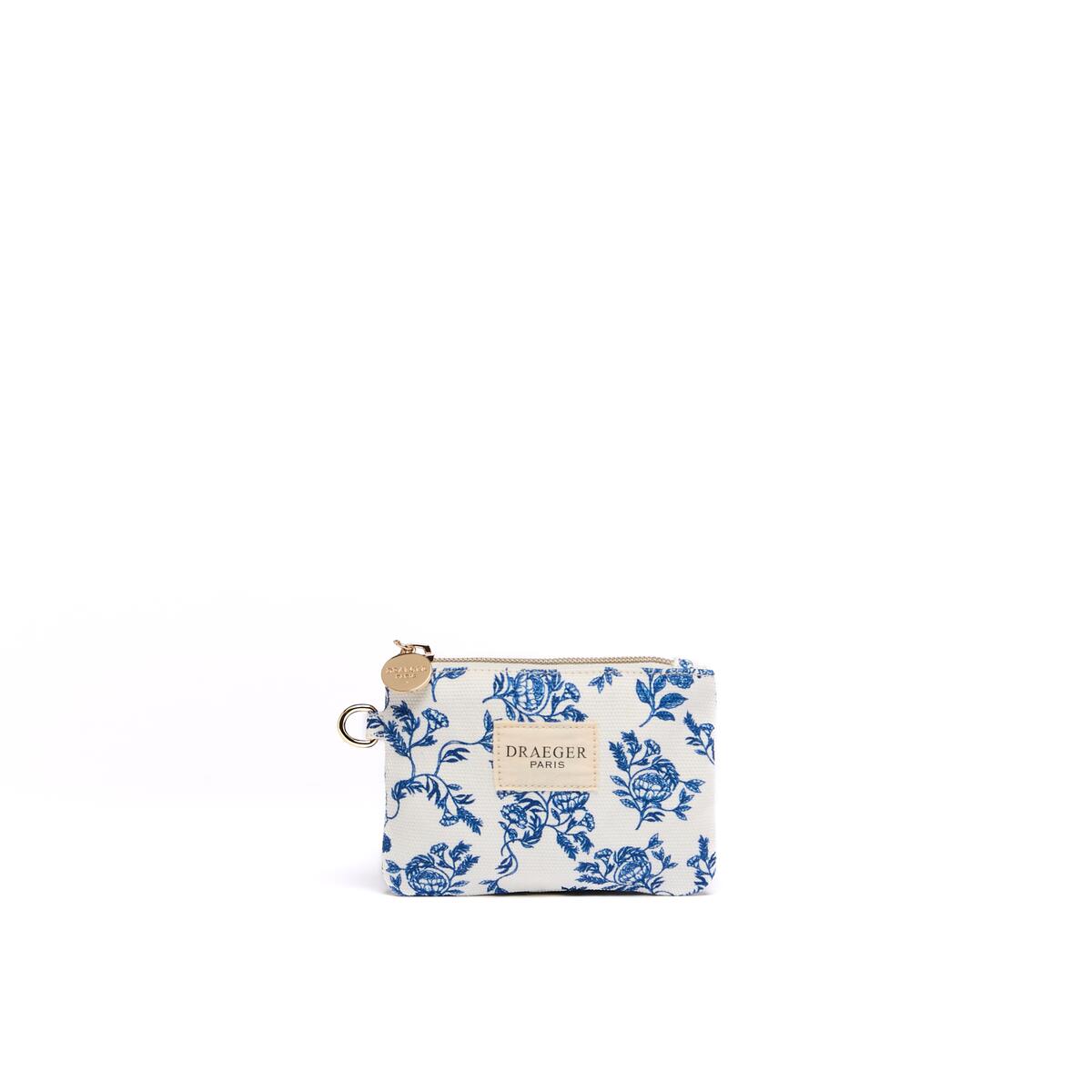 Porte-monnaie à motif Jouy bleu 1