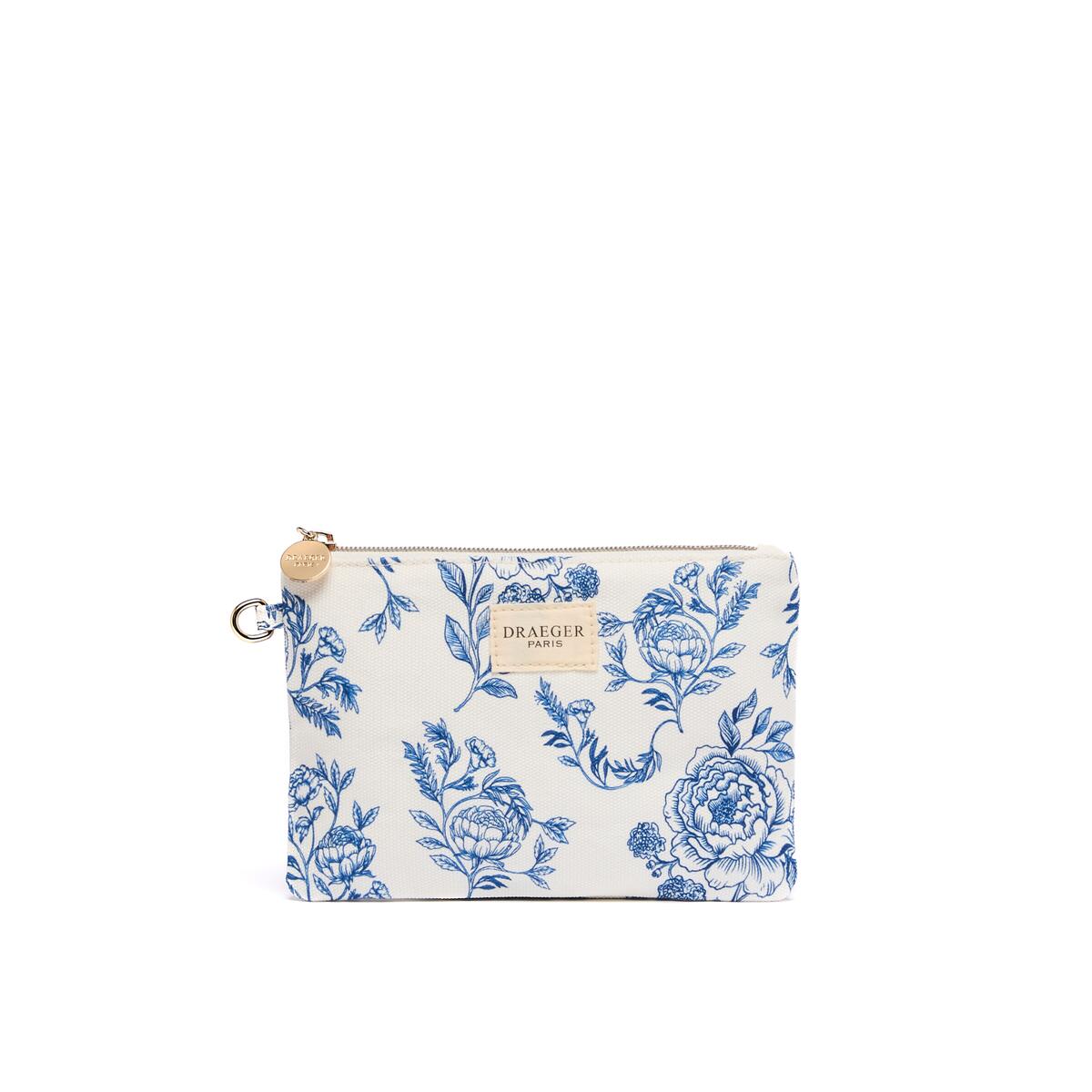 Pochette à motif Jouy bleu 1
