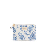 Pochette à motif Jouy bleu 1