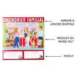 Calendario familiar 2024-2025 - 28,5x28 cm - Organiza todo