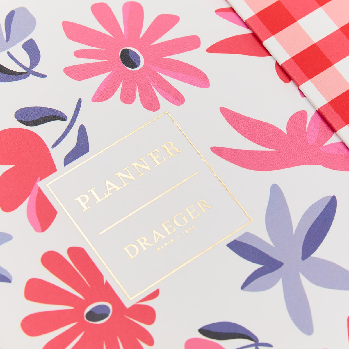 Organiseur aimanté Home Office Carreaux rouge et blanc 4