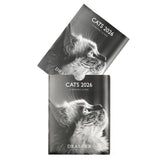 Petit calendrier 2026 Chats noir & blanc 3