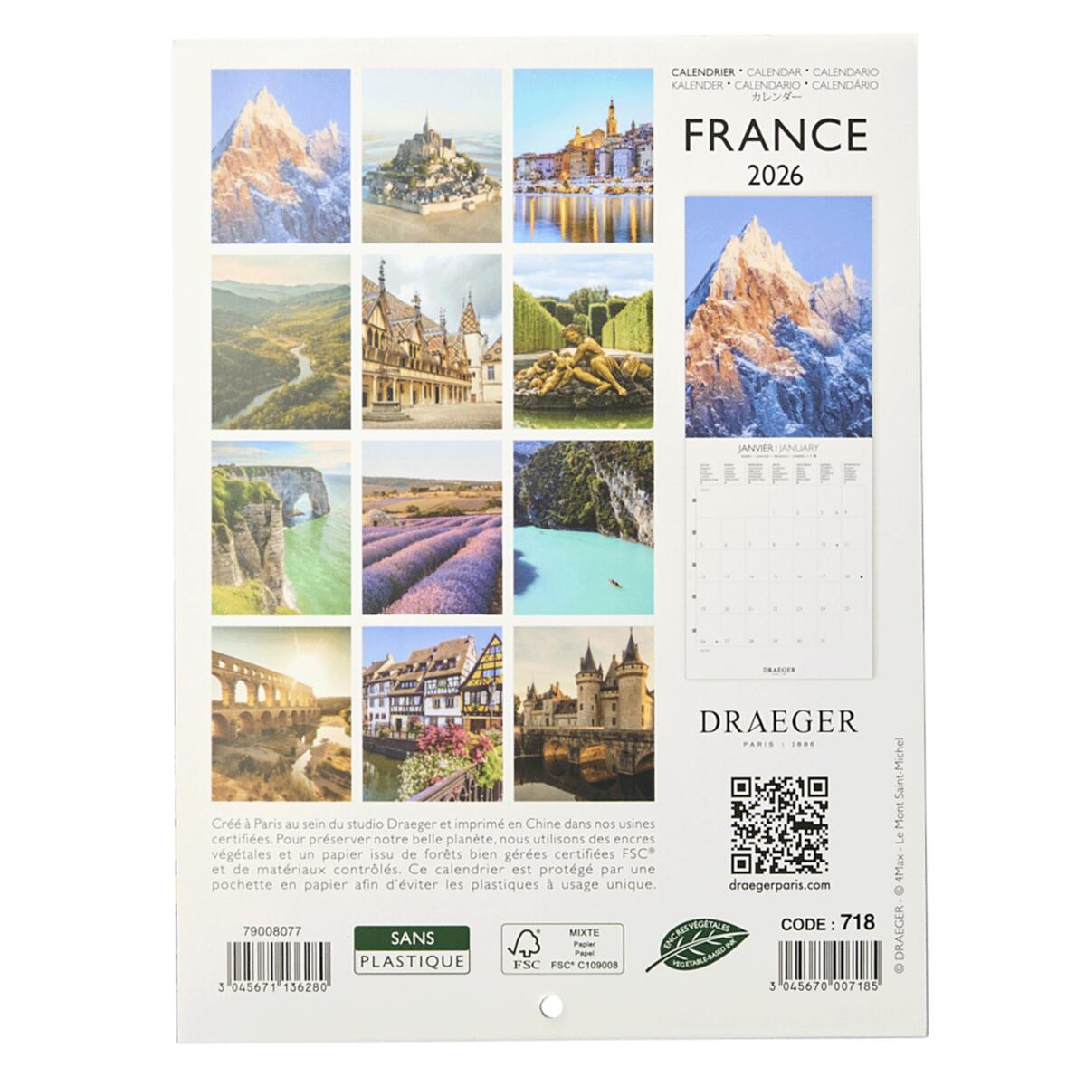 Petit calendrier 2026 France 2