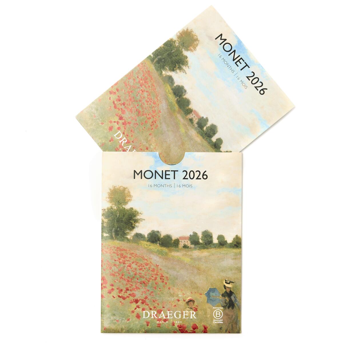 Petit calendrier 2026 Monet 3