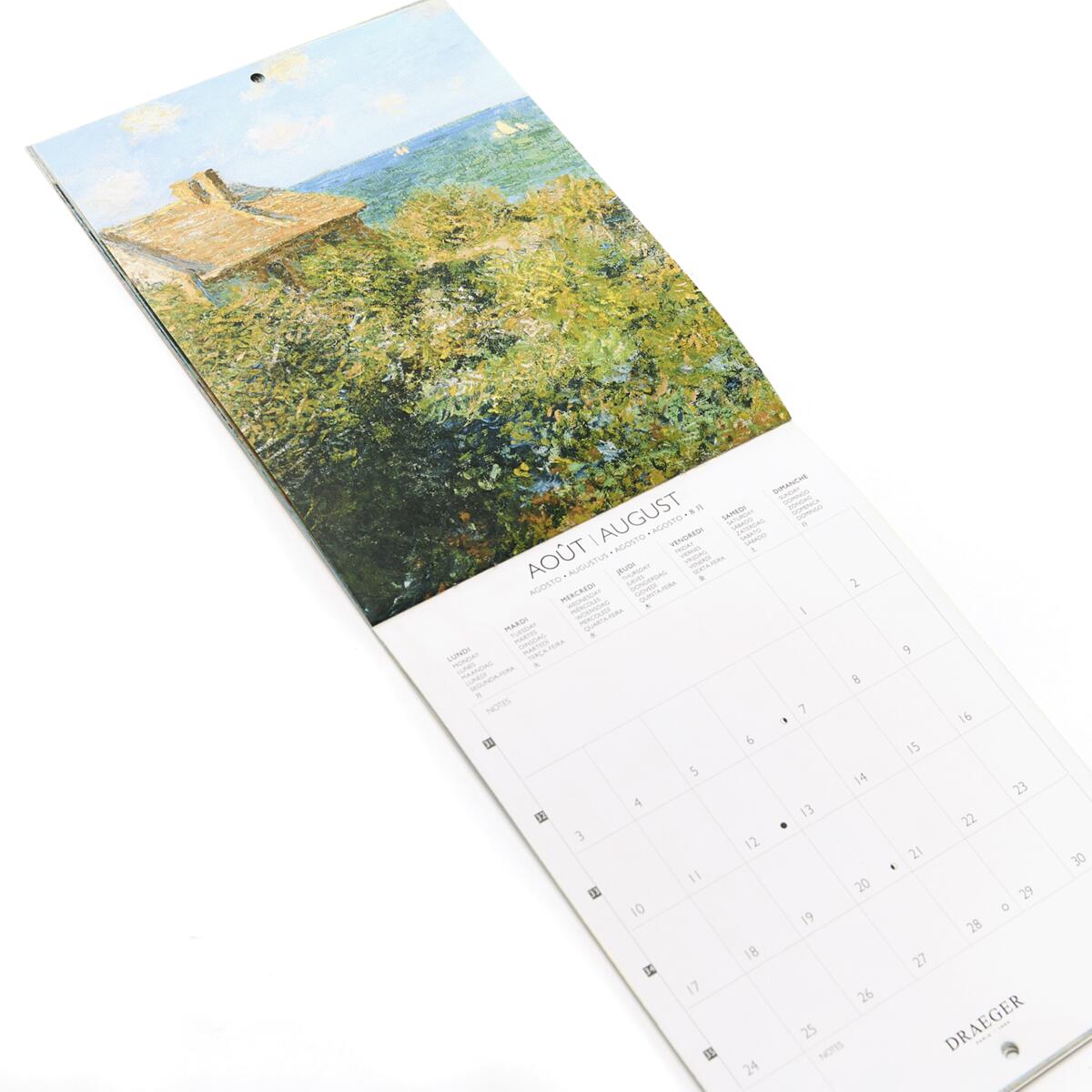 Petit calendrier 2026 Monet 4