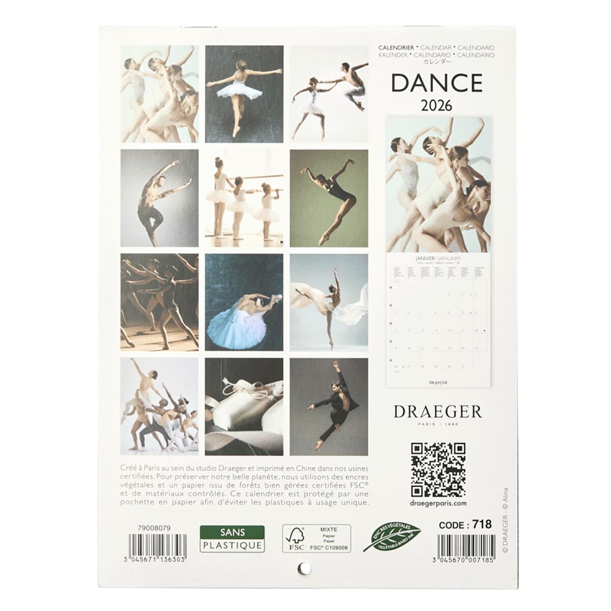 Petit calendrier 2026 Danse 2