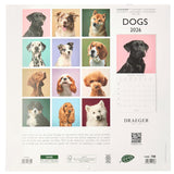 Grand calendrier mural 2026 Chiens 2