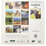 Grand calendrier mural 2026 Chevaux 2