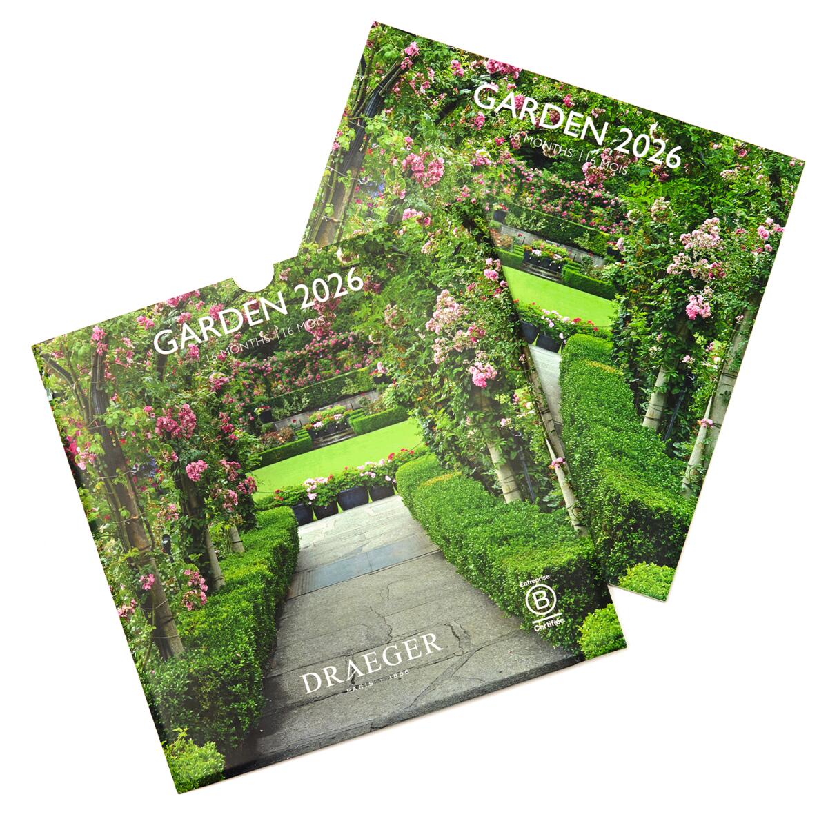 Grand calendrier mural 2026 Jardins 3