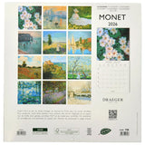 Grand calendrier mural 2026 Monet 2