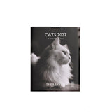 Petit calendrier mensuel 2027 Chats noir & blanc 1