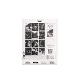 Petit calendrier mensuel 2027 Chats noir & blanc 2